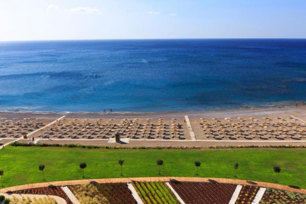 Overview strand van Elysium Resort en Spa