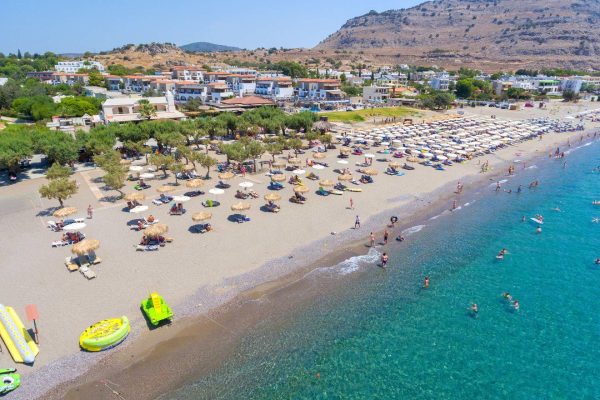 Strand van Sun Beach Hotel Lindos